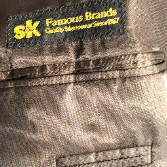 Daniel Gray Trio Mens Brown Blazer 50R Wool - Picture 13 of 16